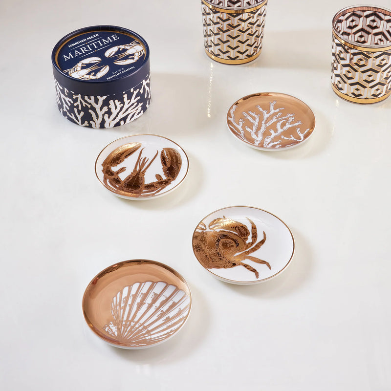 Set 4 posavasos Maritime