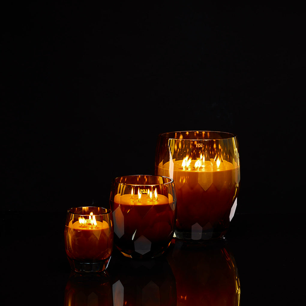 Tres velas aromáticas Onno Jewel Gold XL