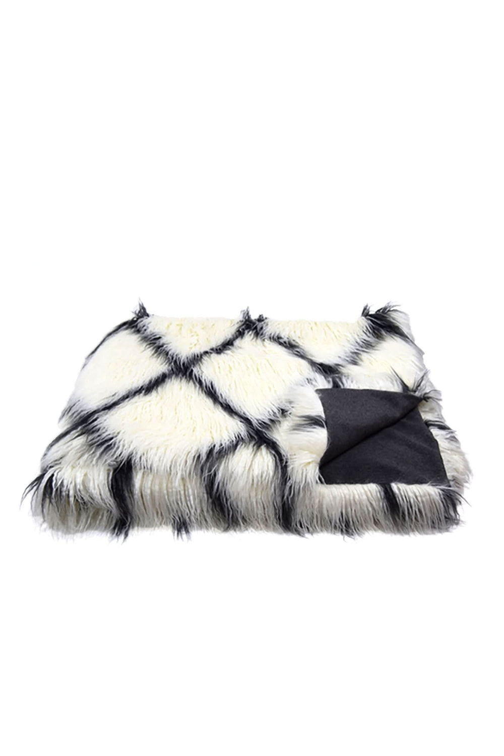 PLAID FAUX DIAMOND TIBET 140X200