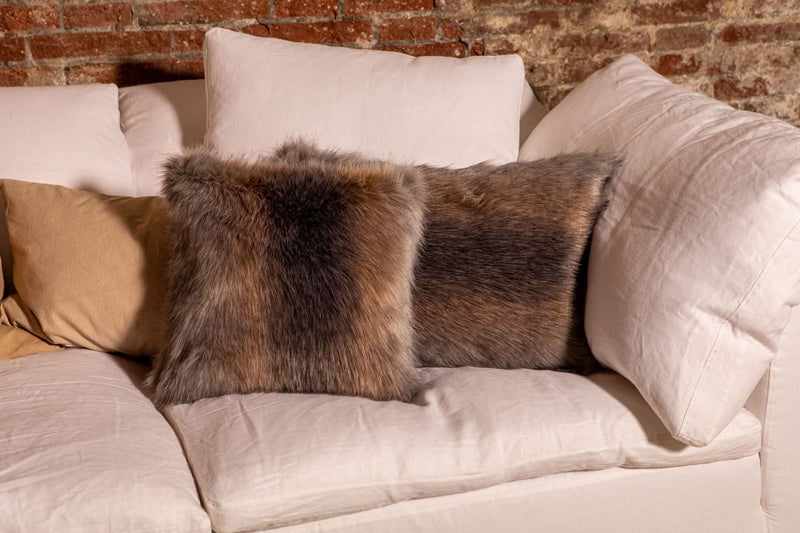 PILLOW FAUX CRYSTAL FOX 50X50
