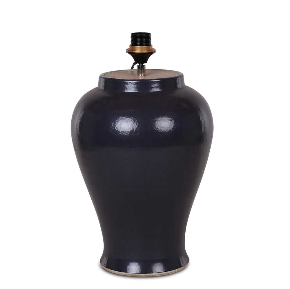 BASE LAMPARA DE CERAMICA NEGRO