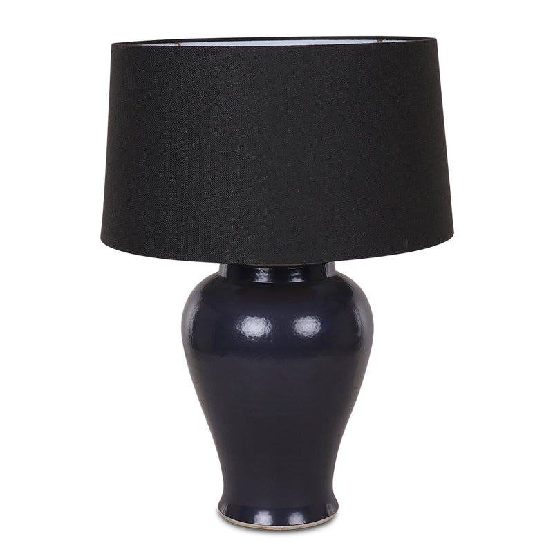 BASE LAMPARA DE CERAMICA NEGRO