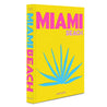 MIAMI BEACH, libro amarillo para decorar mesas y estanterías