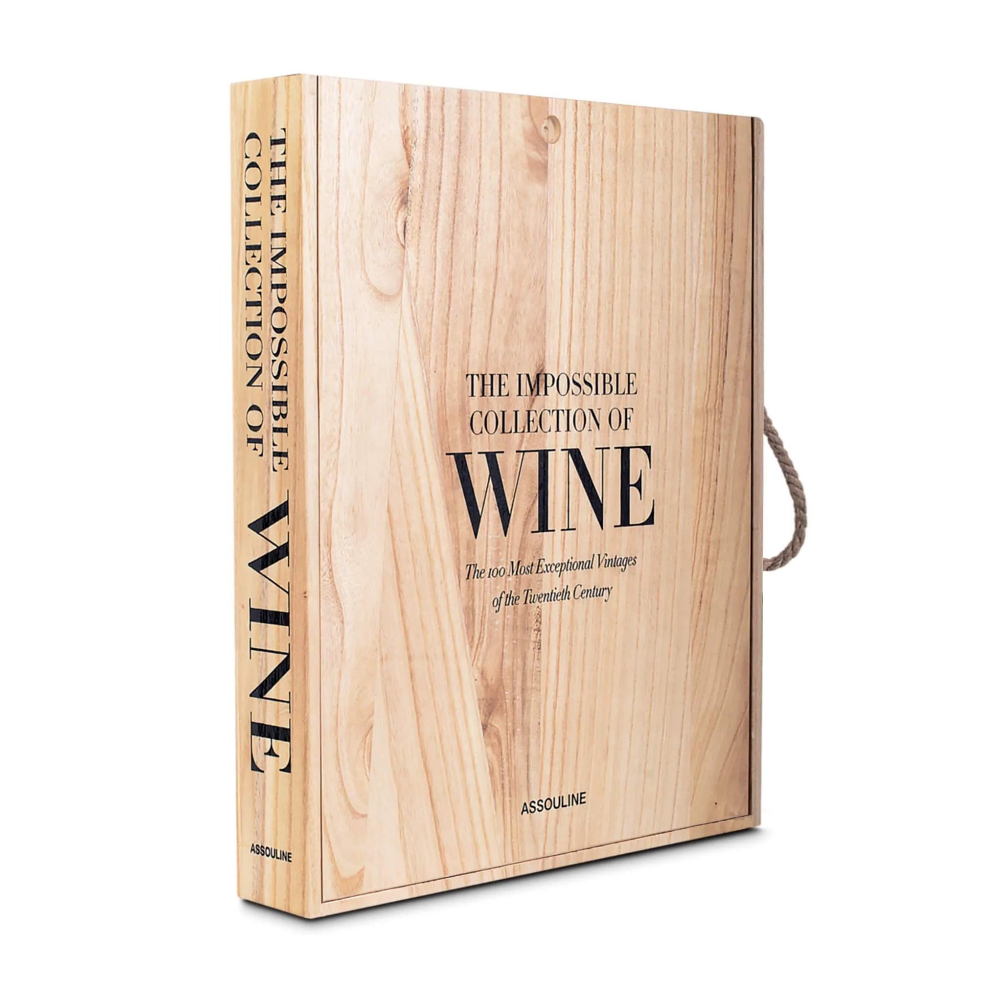 THE IMPOSSIBLE COLLECTION  OF WINE, libro decorativo sobre gastronomía de Assouline